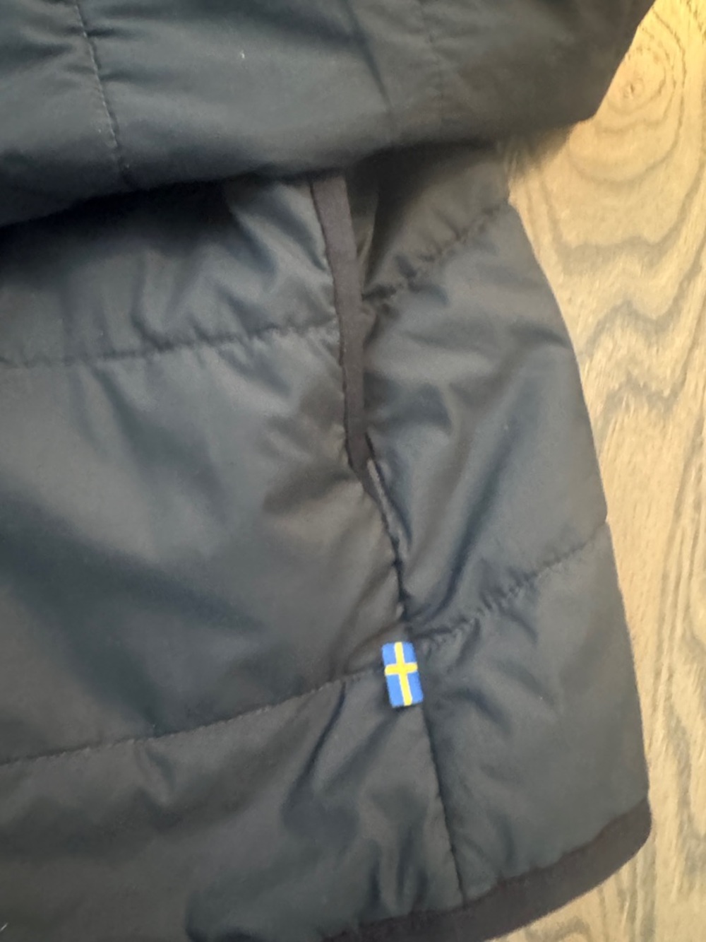 Fjallraven Women's Black Hooded Puffer Jacket - Picture 3 of 7